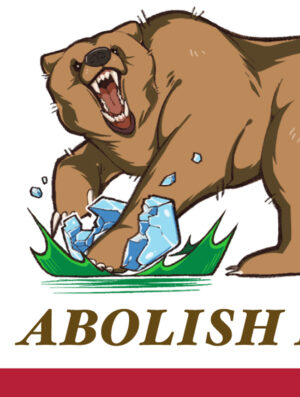 Abolish Charity Sticker