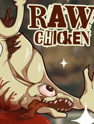 Raw Chicken Sticker